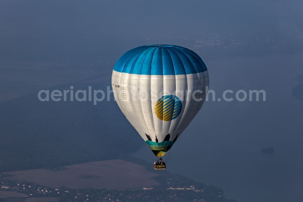 Aerial photograph Schwerin - Balloon ride on the northern outskirts of Schwerin in Mecklenburg - Western Pomerania