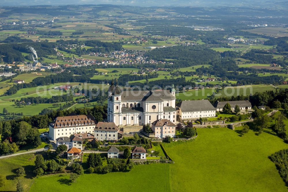 Sonntagberg from the bird's eye view: Baroque Basilica and Sanctuary on Sonntagberg in Lower Austria