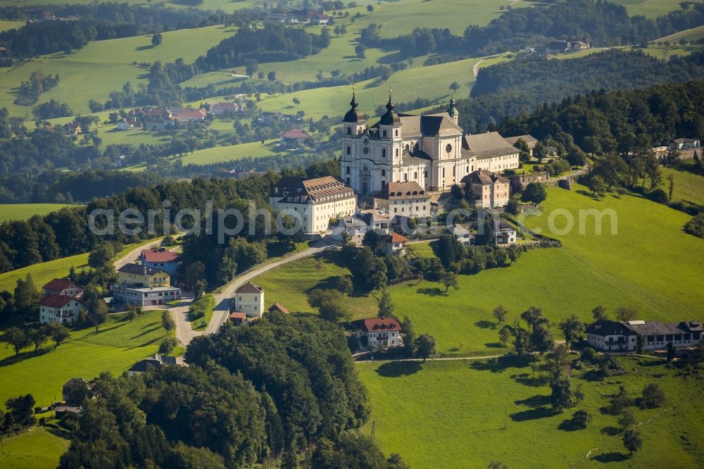 Sonntagberg from the bird's eye view: Baroque Basilica and Sanctuary on Sonntagberg in Lower Austria