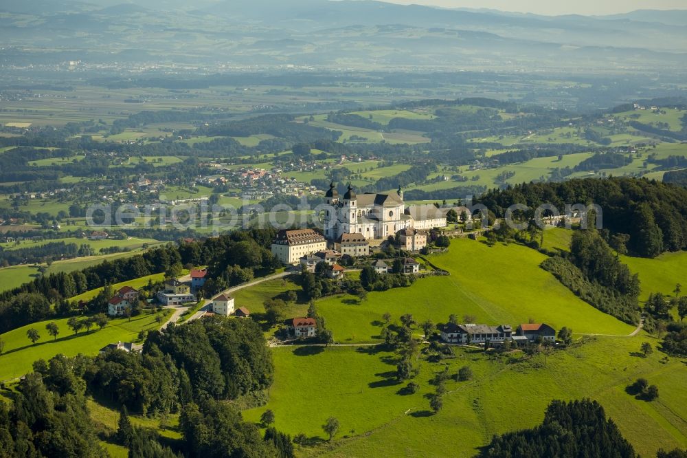 Aerial photograph Sonntagberg - Baroque Basilica and Sanctuary on Sonntagberg in Lower Austria