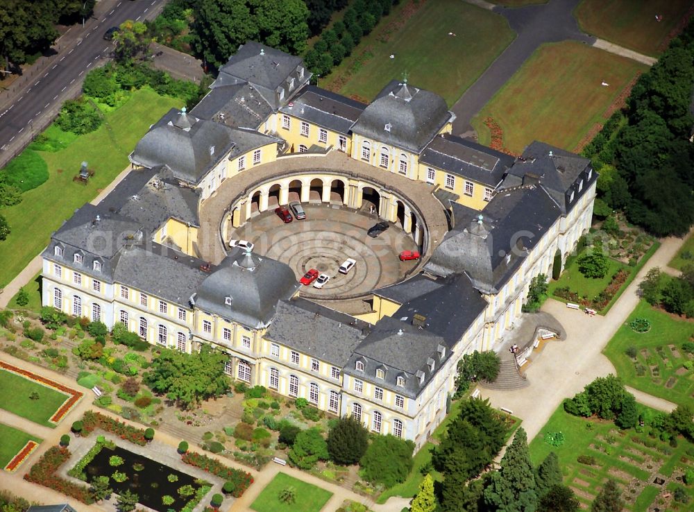 Aerial image Bonn - Baroque castle Poppelsdorf Castle in Bonn in North Rhine-Westphalia