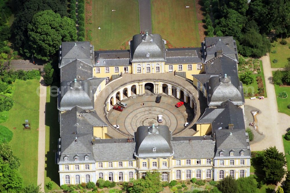 Aerial photograph Bonn - Baroque castle Poppelsdorf Castle in Bonn in North Rhine-Westphalia