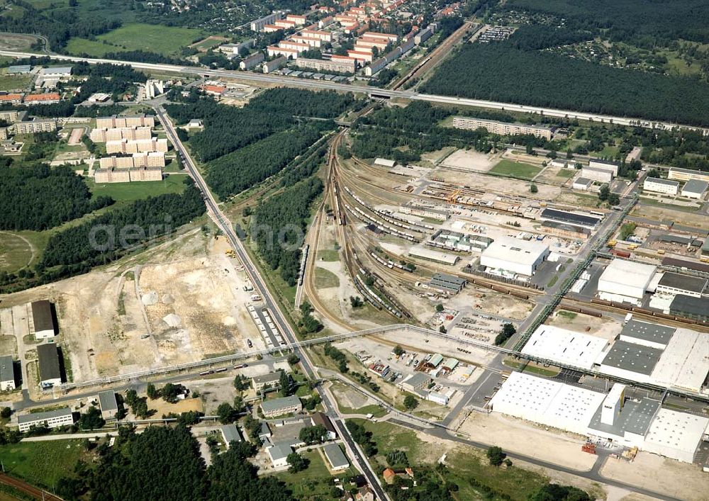 Aerial photograph Schwarzheide - BASF-Schwarzheide