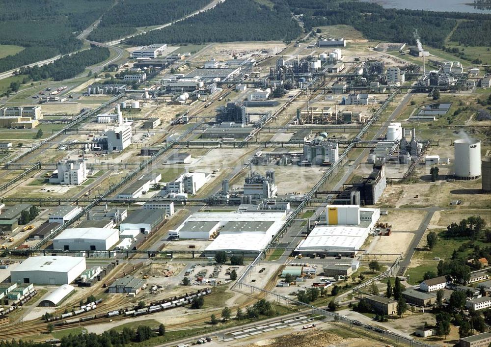 Schwarzheide from above - BASF-Schwarzheide