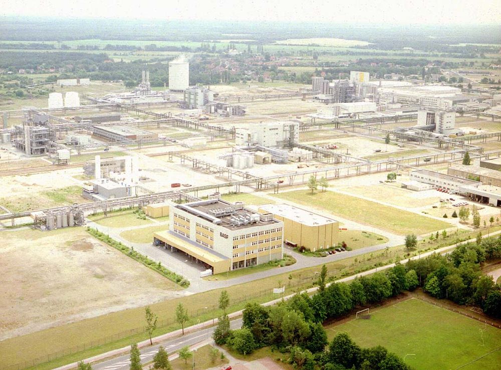 Aerial photograph Schwarzheide - BASF-Werk Schwarzheide.