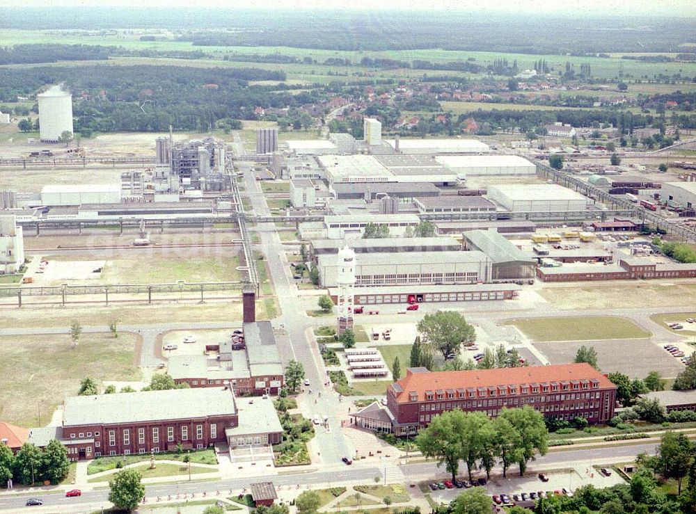 Schwarzheide from above - BASF-Werk Schwarzheide.