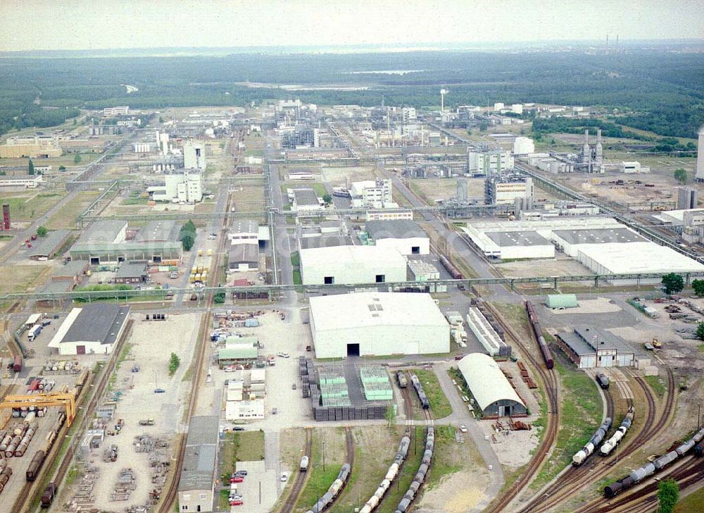 Schwarzheide from above - BASF-Werk Schwarzheide.