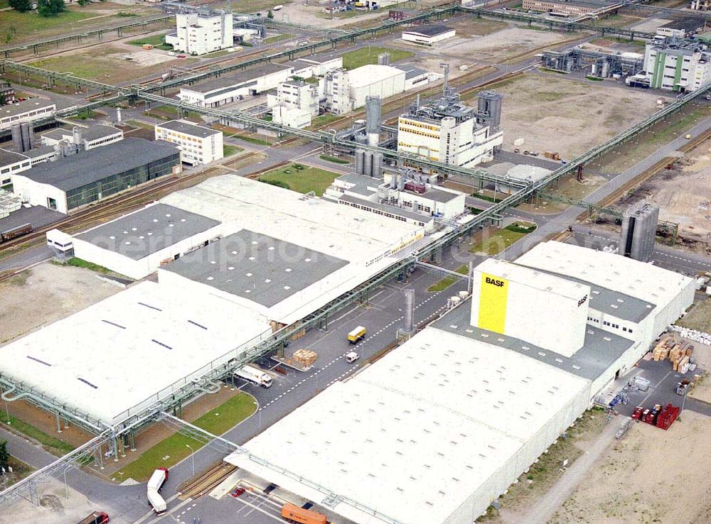 Aerial image Schwarzheide - BASF-Werk Schwarzheide.