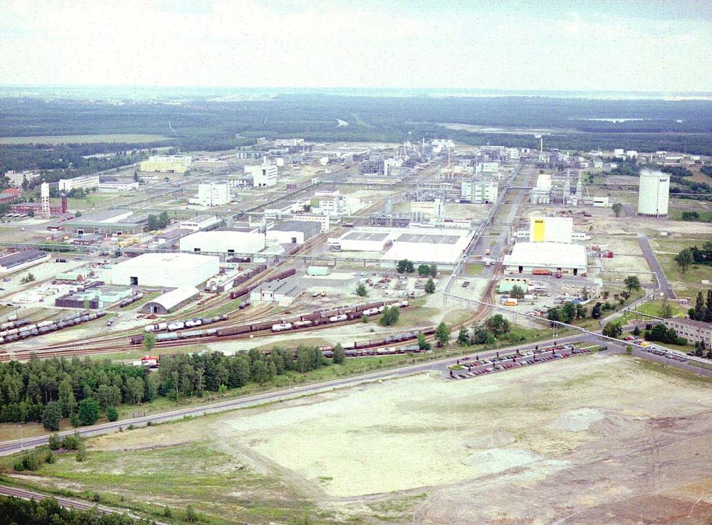 Aerial photograph Schwarzheide - BASF-Werk Schwarzheide.