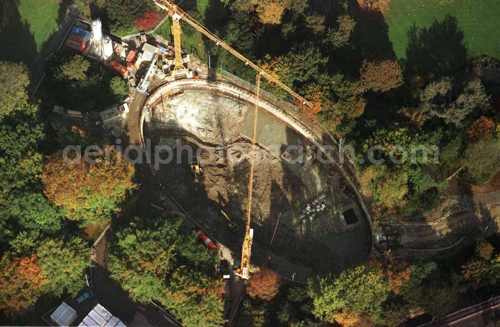 Berlin from above - Bau des Bundespräsidialamtes im Tiergarten Verwendung nur bei Angabe der Urheberschaft: euroluftbild.de / Robert Grahn und Belegzusendung an die Agentur statthaft !!