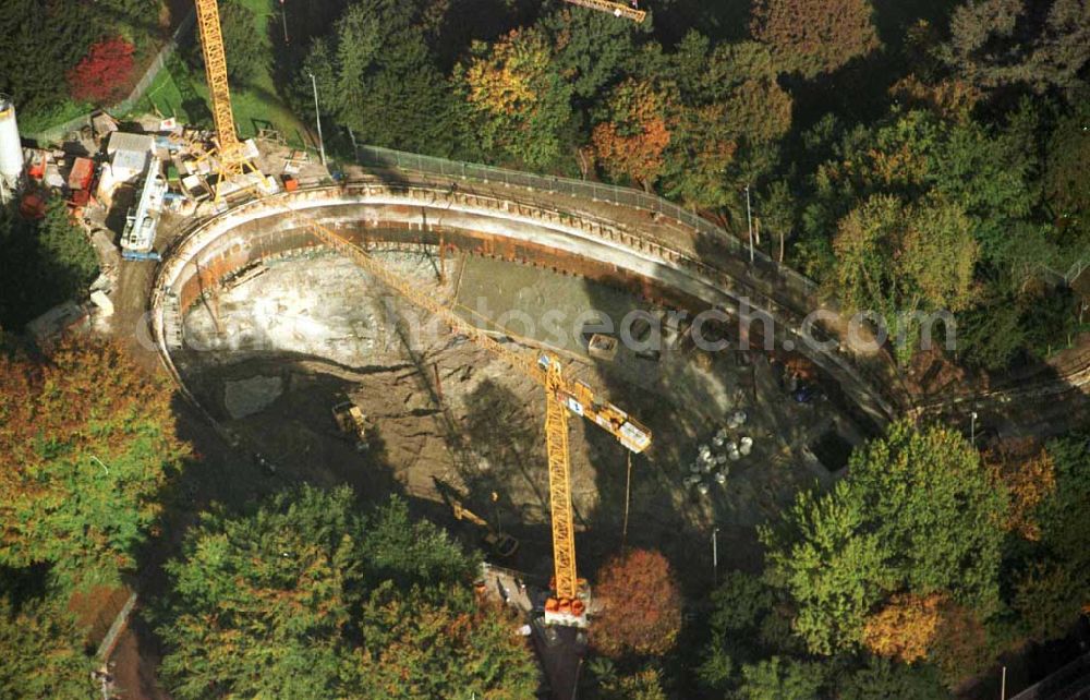 Berlin from the bird's eye view: Bau des Bundespräsidialamtes im Tiergarten Verwendung nur bei Angabe der Urheberschaft: euroluftbild.de / Robert Grahn und Belegzusendung an die Agentur statthaft !!