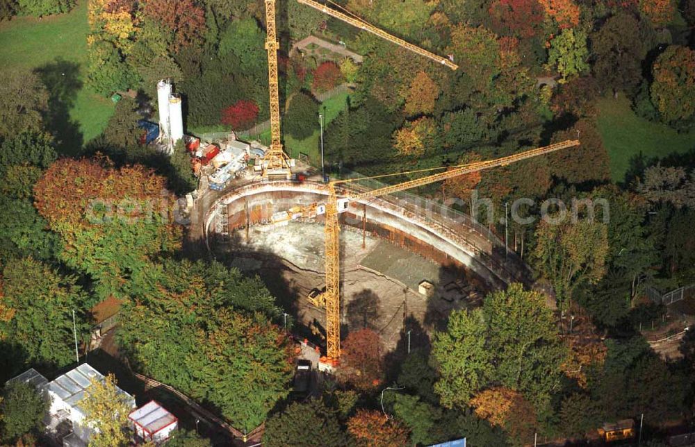 Berlin from the bird's eye view: Bau des Bundespräsidialamtes im Tiergarten Verwendung nur bei Angabe der Urheberschaft: euroluftbild.de / Robert Grahn und Belegzusendung an die Agentur statthaft !!