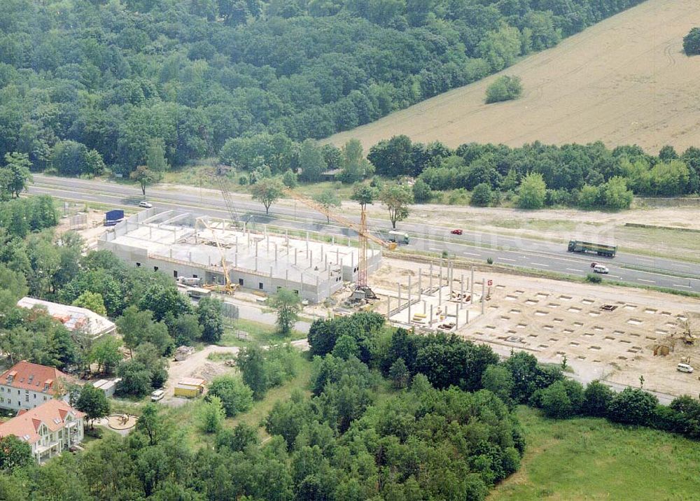 Wustermark - Brandenburg from above - Bau des Factory-Outlet-Centers an der B5 bei Wustermark / Brandenburg.