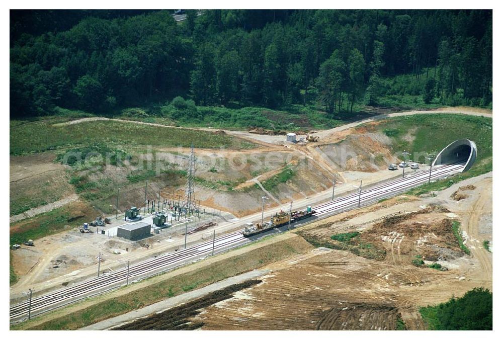 Aerial image Stammham - 11.07.2005 Stammham Bau der ICE-Strecke zwischen Nürnberg und Ingoldstadt in Bayern