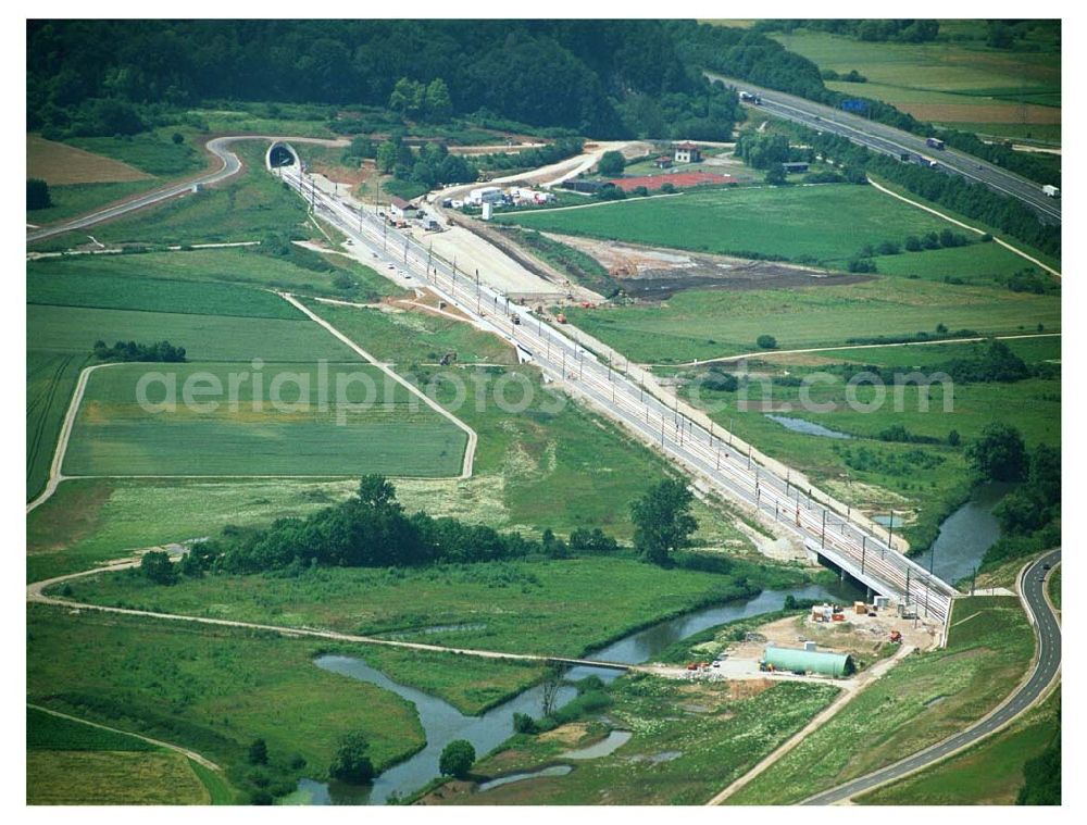 Aerial image Stammham - 11.07.2005 Stammham Bau der ICE-Strecke zwischen Nürnberg und Ingoldstadt in Bayern