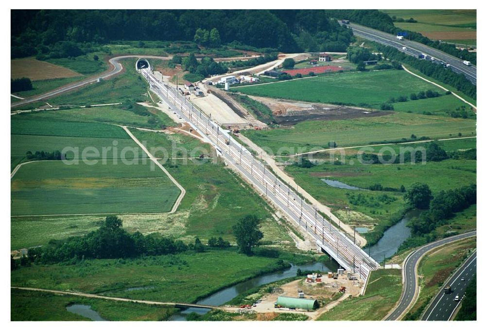 Aerial photograph Stammham - 11.07.2005 Stammham Bau der ICE-Strecke zwischen Nürnberg und Ingoldstadt in Bayern