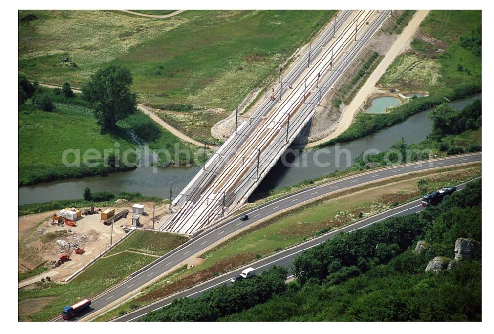 Aerial photograph Stammham - 11.07.2005 Stammham Bau der ICE-Strecke zwischen Nürnberg und Ingoldstadt in Bayern