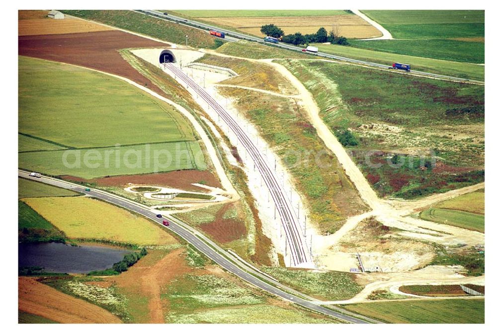 Aerial photograph Stammham - 11.07.2005 Stammham Bau der ICE-Strecke zwischen Nürnberg und Ingoldstadt in Bayern