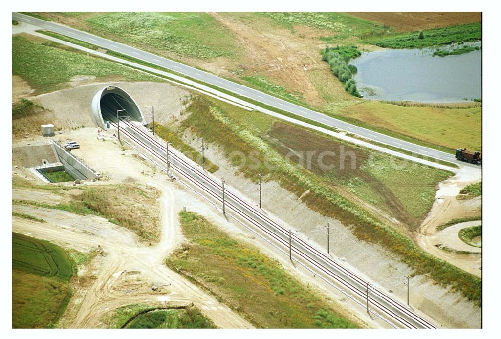 Aerial image Stammham - 11.07.2005 Stammham Bau der ICE-Strecke zwischen Nürnberg und Ingoldstadt in Bayern