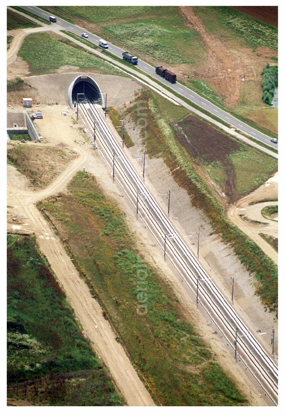 Aerial photograph Stammham - 11.07.2005 Stammham Bau der ICE-Strecke zwischen Nürnberg und Ingoldstadt in Bayern