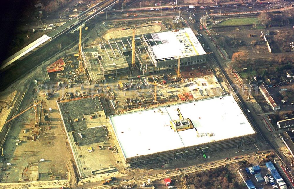 Aerial image Berlin - Biesdorf - Bau des Kaufland - Centers in Berlin - Biesdorf