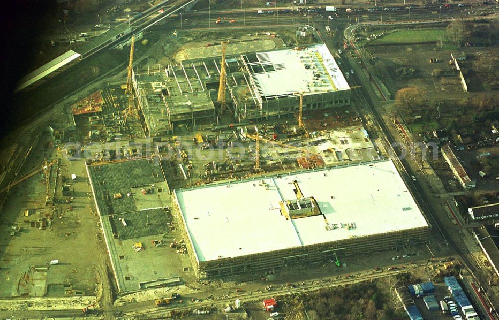 Berlin - Biesdorf from above - Bau des Kaufland - Centers in Berlin - Biesdorf