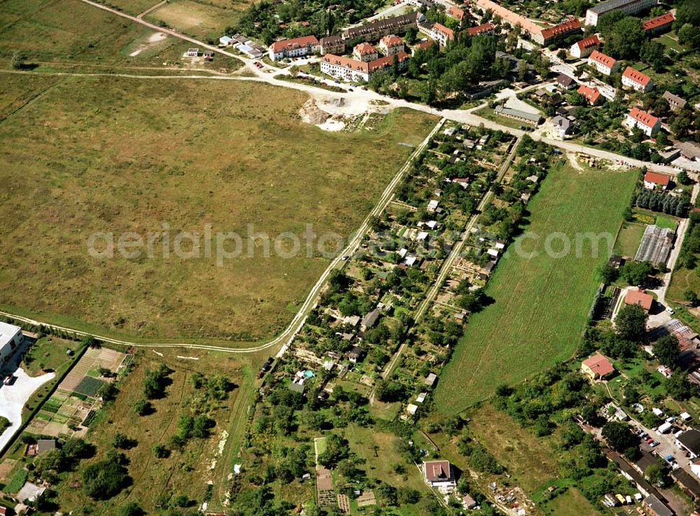 Aerial image Großbeeren / BRB - Bau- und Planungsgelände der MÜBAU an der Genshagener Straße in Großbeeren / Brandenburg.