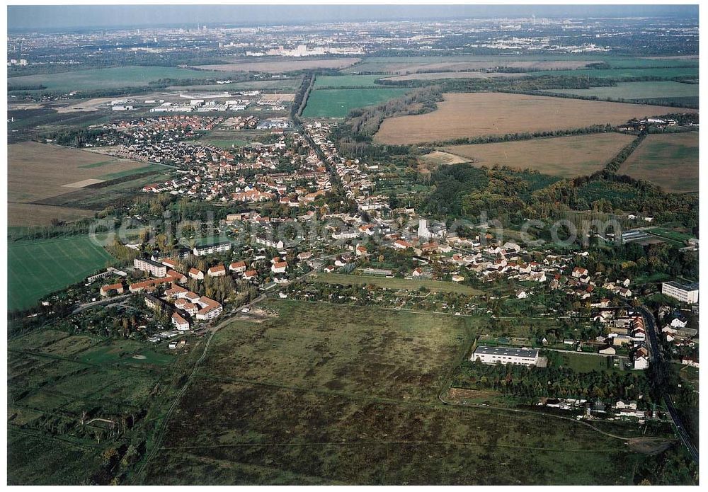 Aerial photograph Großbeeren / BRB - Bau- und Planungsgelände der MÜBAU an der Genshagener Straße in Großbeeren / Brandenburg.