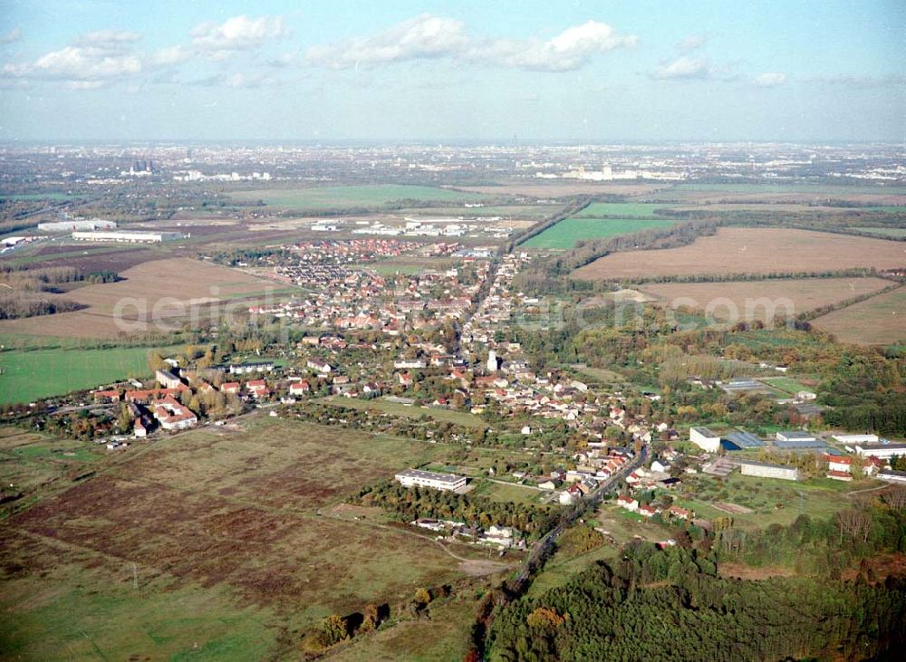 Aerial photograph Großbeeren / BRB - Bau- und Planungsgelände der MÜBAU an der Genshagener Straße in Großbeeren / Brandenburg.