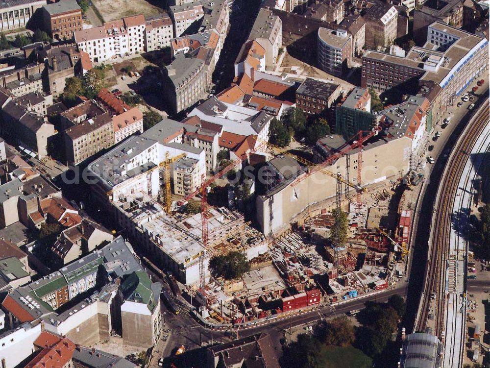 Berlin - Prenzlauer Berg from the bird's eye view: 