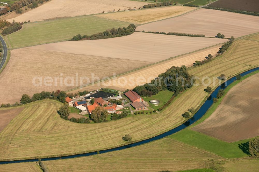 Aerial photograph Olfen - View of a farm in Olfen in the state of North Rhine-Westphalia