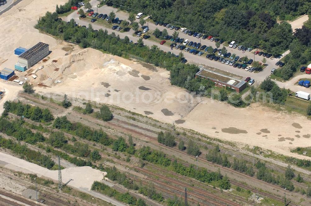 Aerial photograph München Nymphenburg - 15.07.2007 München Nymphenburg. Baufläche für das neue Stadtquartier „Am Hirschgarten“ bietet alle Voraussetzungen für eine zeitgemäße und wirtschaftlich interessante Stadtentwicklung. Hier wird die CONCEPT BAU mit dabei sein und ab Herbst 2006 (Baubeginn) die Vision von der „grünen Oase mitten in der Stadt“ umsetzen. .... 