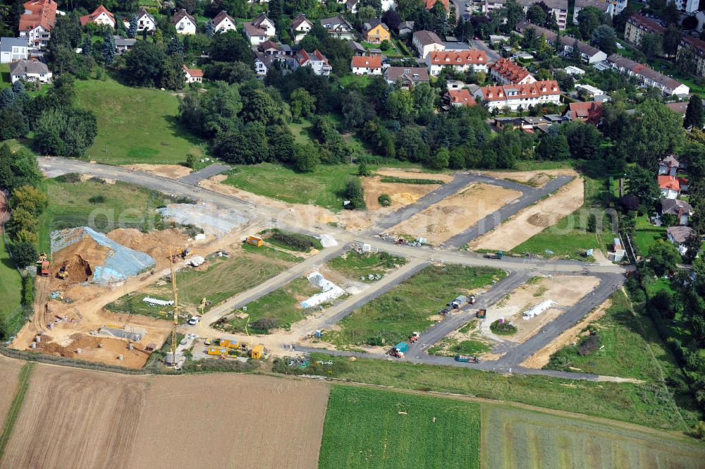 Aerial photograph Bad Vilbel - Building area Taunusblick in Bad Vilbel in Hesse