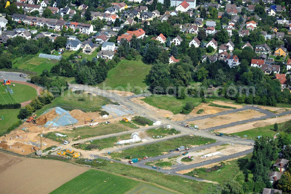 Bad Vilbel from above - Building area Taunusblick in Bad Vilbel in Hesse