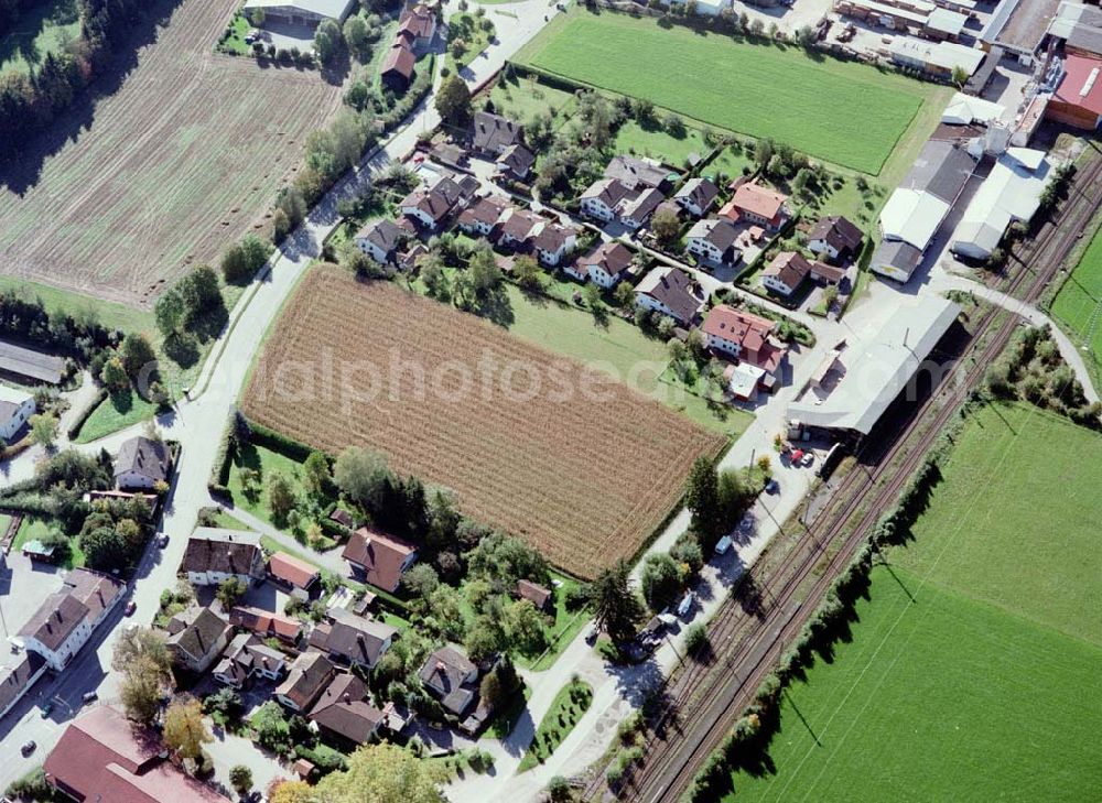 Aerial image Freilassing / Bayern - Baugrundstück Hammerau A der Unternehmensgruppe MAX AICHER in Freilassing.