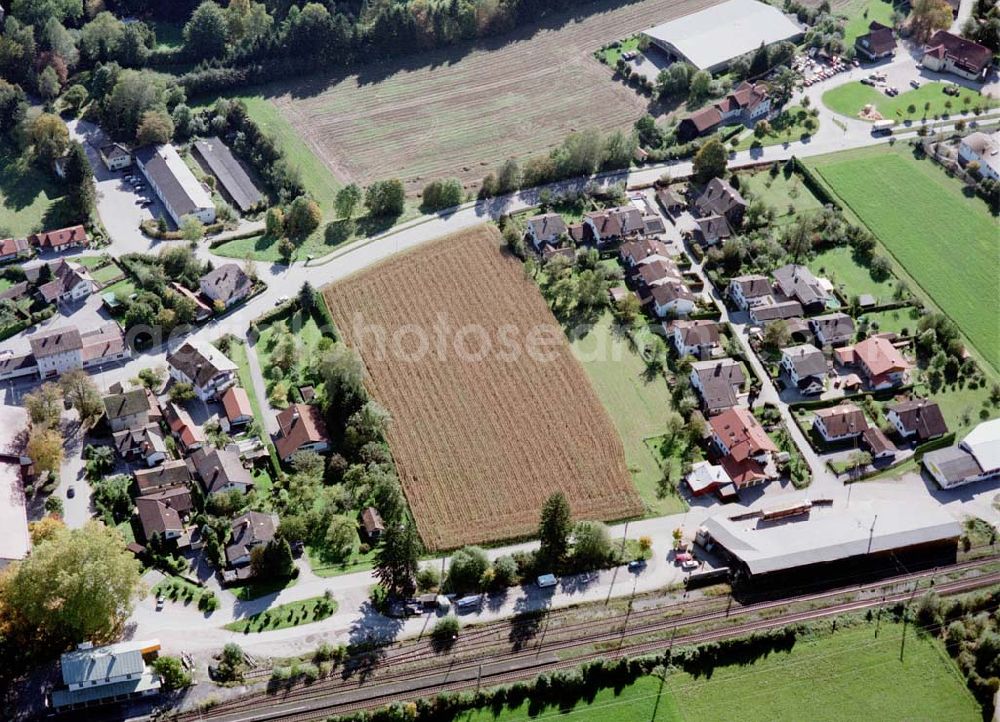 Aerial photograph Freilassing / Bayern - Baugrundstück Hammerau A der Unternehmensgruppe MAX AICHER in Freilassing.