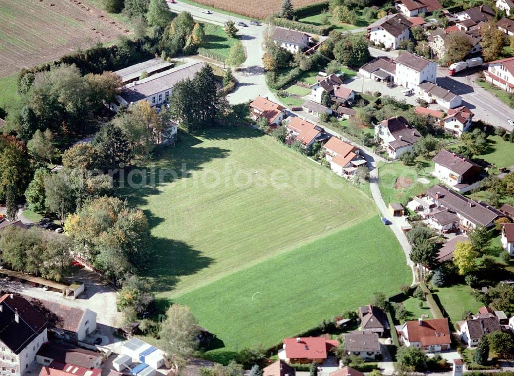 Aerial image Freilassing / Bayern - Baugrundstück Hammerau der Unternehmensgruppe MAX AICHER in Freilassing.