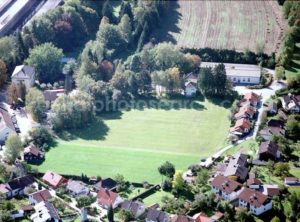 Aerial photograph Freilassing / Bayern - Baugrundstück Hammerau der Unternehmensgruppe MAX AICHER in Freilassing.