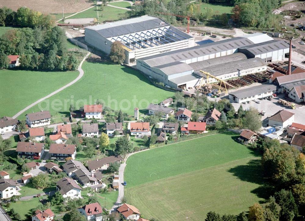 Aerial image Freilassing / Bayern - Baugrundstück Hammerau der Unternehmensgruppe MAX AICHER in Freilassing.