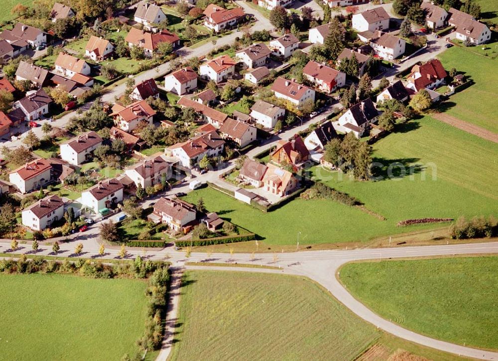 Freilassing / Bayern from above - Baugrundstück Kirchfeldstraße der Unternehmensgruppe MAX AICHER in Freilassing.