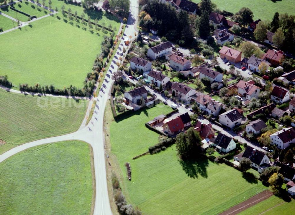 Aerial photograph Freilassing / Bayern - Baugrundstück Kirchfeldstraße der Unternehmensgruppe MAX AICHER in Freilassing.