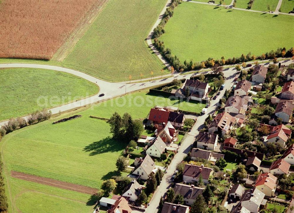 Aerial image Freilassing / Bayern - Baugrundstück Kirchfeldstraße der Unternehmensgruppe MAX AICHER in Freilassing.