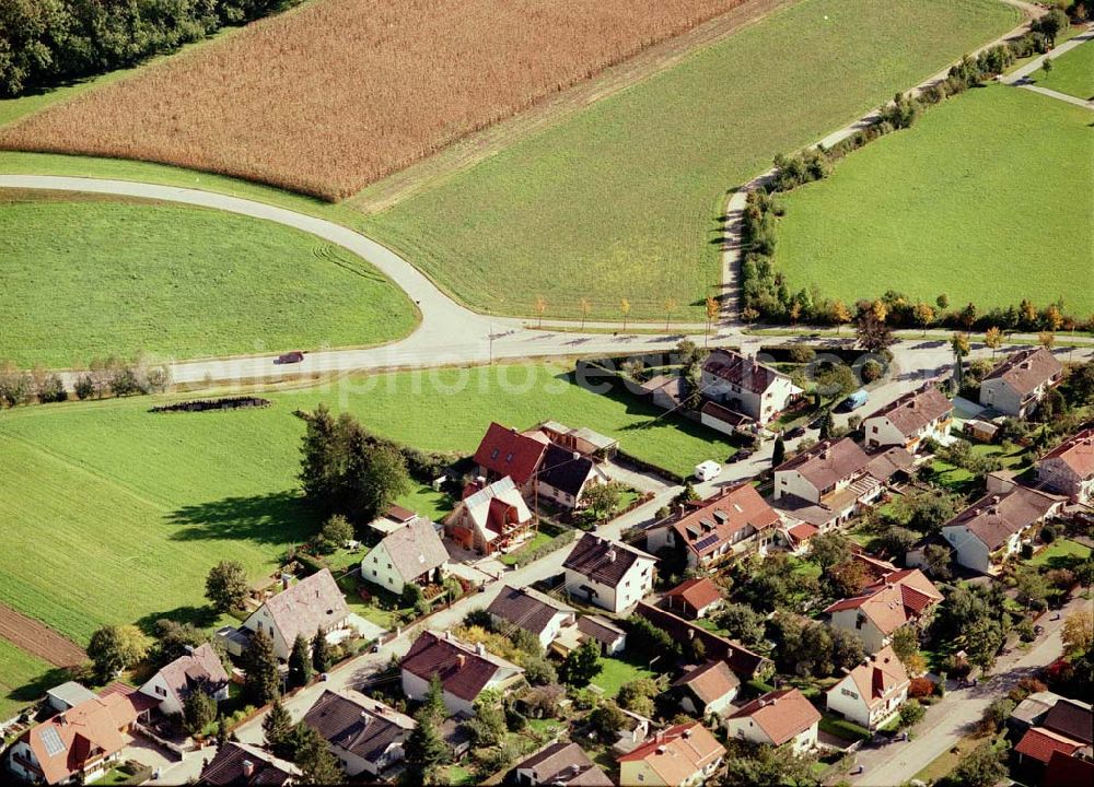 Aerial photograph Freilassing / Bayern - Baugrundstück Kirchfeldstraße der Unternehmensgruppe MAX AICHER in Freilassing.