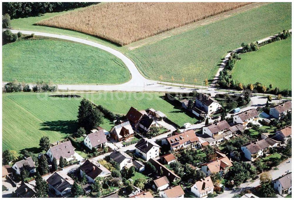 Freilassing / Bayern from above - Baugrundstück Kirchfeldstraße der Unternehmensgruppe MAX AICHER in Freilassing.