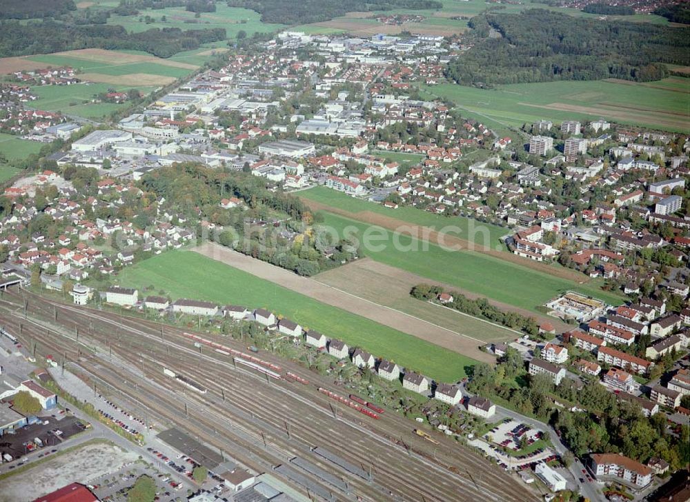 Freilassing / Bayern from above - Baugrundstück Sonnenfeld der Unternehmensgruppe MAX AICHER in Freilassing.