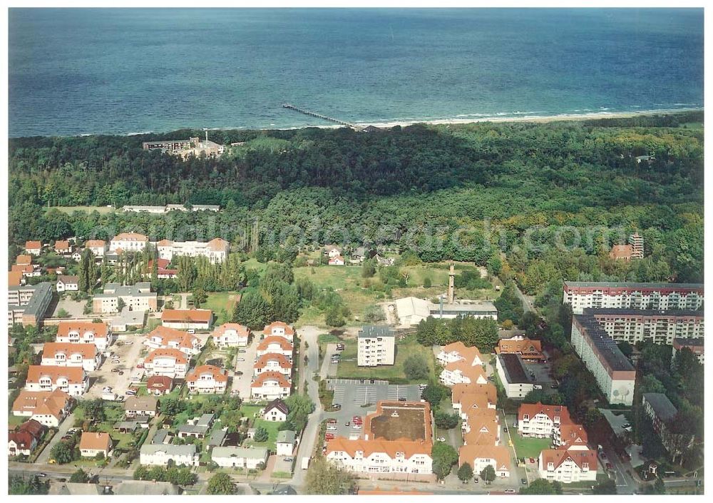 Aerial photograph Graal-Müritz / Mecklenburg Vorpommern - Bauland Eselswiese der HAWO KG in Graal - Müritz Mecklenburg Vorpommern / 27.09.02