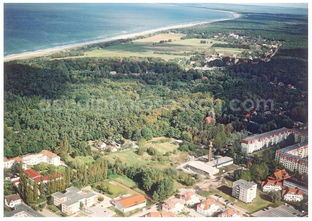 Graal-Müritz / Mecklenburg Vorpommern from above - Bauland Eselswiese der HAWO KG in Graal - Müritz Mecklenburg Vorpommern / 27.09.02