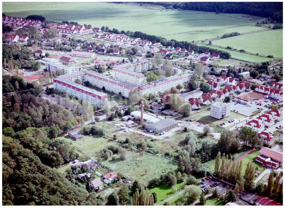 Aerial image Graal-Müritz / Mecklenburg Vorpommern - Bauland Eselswiese der HAWO KG in Graal - Müritz Mecklenburg Vorpommern / 27.09.02