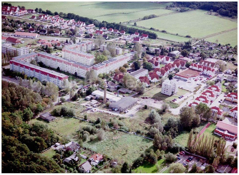 Aerial photograph Graal-Müritz / Mecklenburg Vorpommern - Bauland Eselswiese der HAWO KG in Graal - Müritz Mecklenburg Vorpommern / 27.09.02