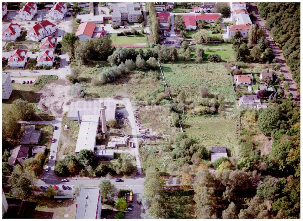 Aerial photograph Graal-Müritz / Mecklenburg Vorpommern - Bauland Eselswiese der HAWO KG in Graal - Müritz Mecklenburg Vorpommern / 27.09.02